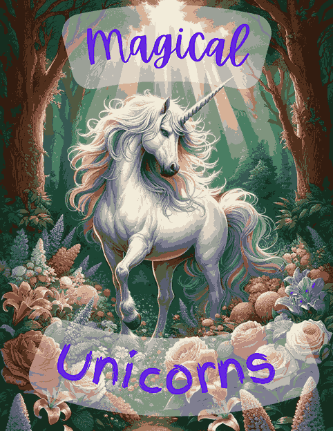 Unicorn coloring pages